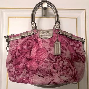 Pink Coach shoulder bag